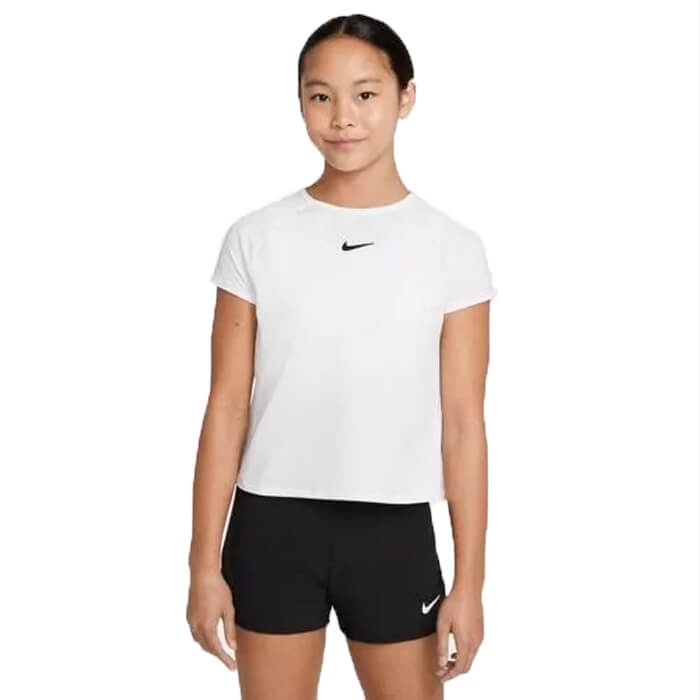 NikeCourt Dri-Fit Victory Beyaz Çocuk Tişört - CV7567-101