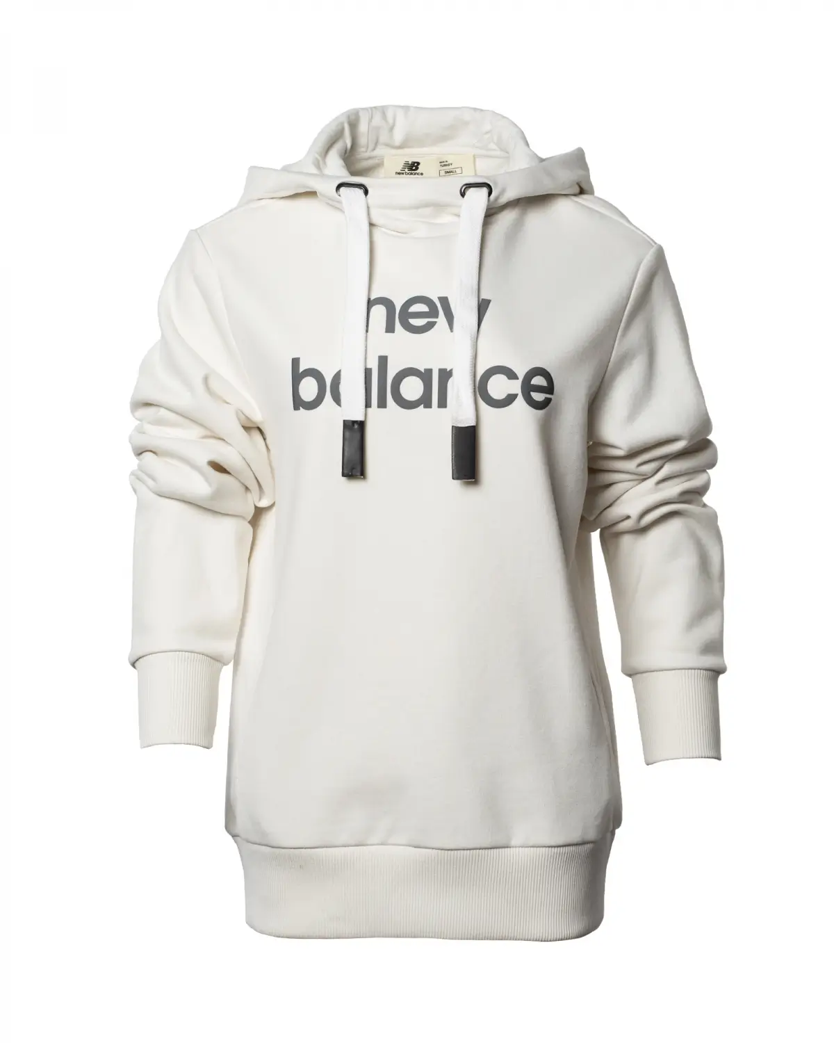 New Balance Lifestyle Beyaz Kadın Kapüşonlu Sweatshirt - WPH3107-WT