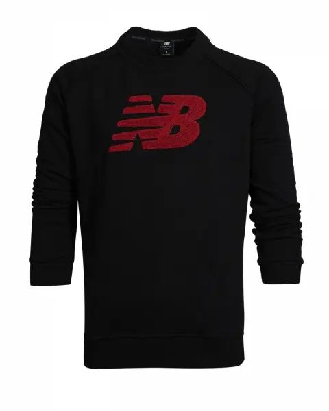 New Balance Lifestyle Siyah Erkek Sweatshirt - MPC3149-BK