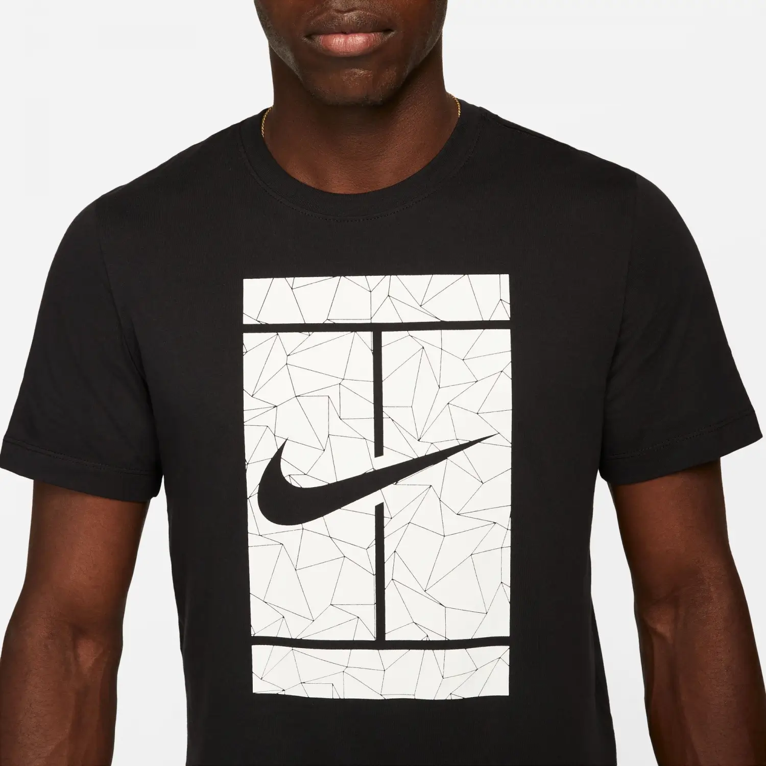 Nike Court Seasonal Siyah Erkek Tişört - DD8404-010