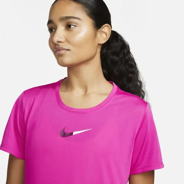 Nike Dri-Fıt One Mor Kadın Tişört - DM7363-621