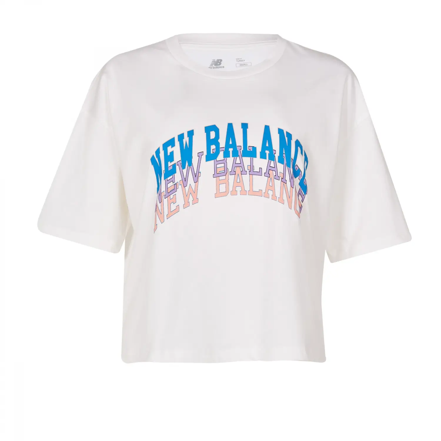 New Balance Lifestyle Beyaz Kadın Tişört - WNT1204-WT