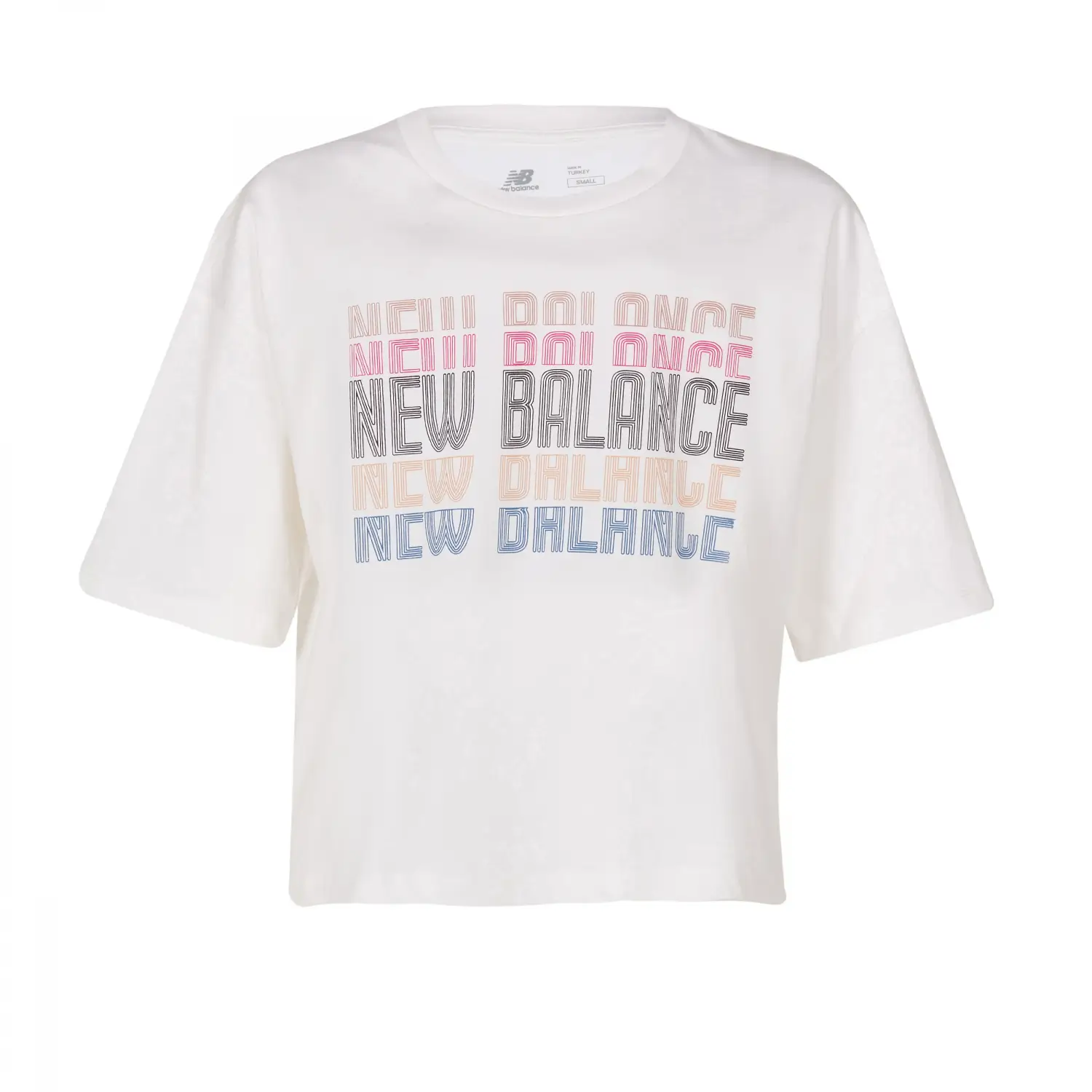 New Balance Lifestyle Beyaz Kadın Tişört - WPT1285-WT