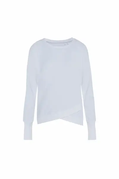New Balance Lifestyle Beyaz Kadın Sweatshirt - WTC3741-WT