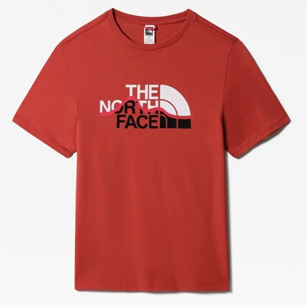 The North Face Mountain Line Tee Kırmızı Erkek Tişört-NF00A3G2UBR1